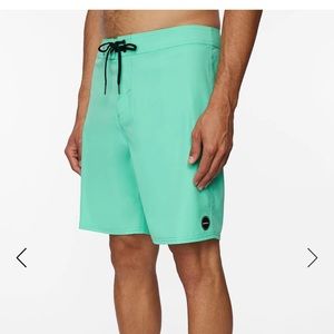 O’Neill Hyperfreak 19” solid board shorts NWT 34 waist, 19 inseam
